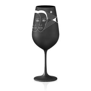 Crystalex poháre Zverokruhy Blíženci čierna 550 ml