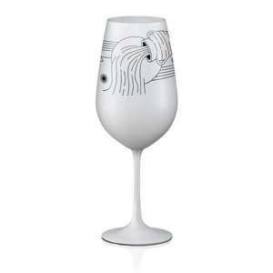 Crystalex poháre Zverokruhy Vodnár biela 550 ml