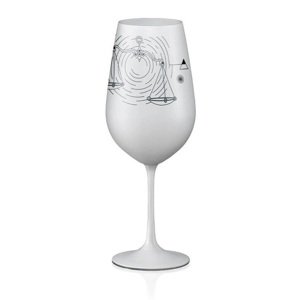Crystalex poháre Zverokruhy Váhy biela 550 ml