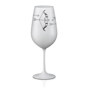 Crystalex poháre Zverokruhy Strelec biela 550 ml
