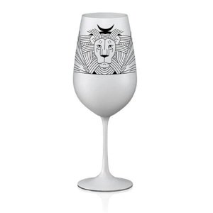 Crystalex poháre Zverokruhy Lev biela 550 ml