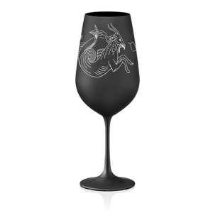 Crystalex poháre Zverokruhy Kozorožec čierna 550 ml