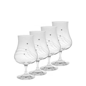 Celebration Crystals Classic poháre na rum 220 ml 4 ks