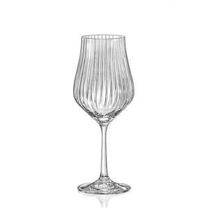 VÝPREDAJ Crystalex Poháre na víno TULIPA OPTIC 350 ml