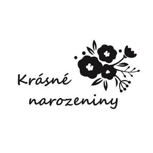 Pieskovanie narodeninového motívu KVETY Veľkosť obrázku: Stredný do 25 cm²