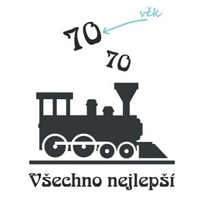 Pieskovanie narodeninového motívu VLAK Veľkosť obrázku: Stredný do 25 cm²
