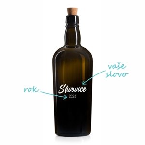 Pieskovaná fľaša DOUGLAS Slivovice 0,7 l