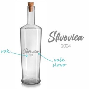 Pieskovaná fľaša Olea Piede Slivovice 0,7 l