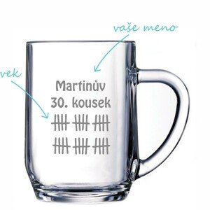Pieskovaný polliter Haworth s motívom Martinov 30. kúsok