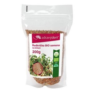 Zdravý deň BIO semená na klíčenie - reďkovka 200g
