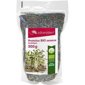 Zdravý deň BIO semená na klíčenie - brokolica 200g