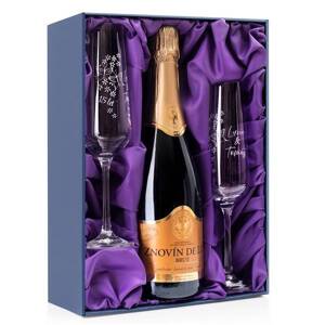 DELUX BRUT sektová sada k výročiu Motýliky (1 + 2)