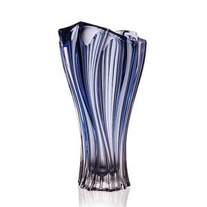 Aurum Crystal váza Plantica blue 320 mm